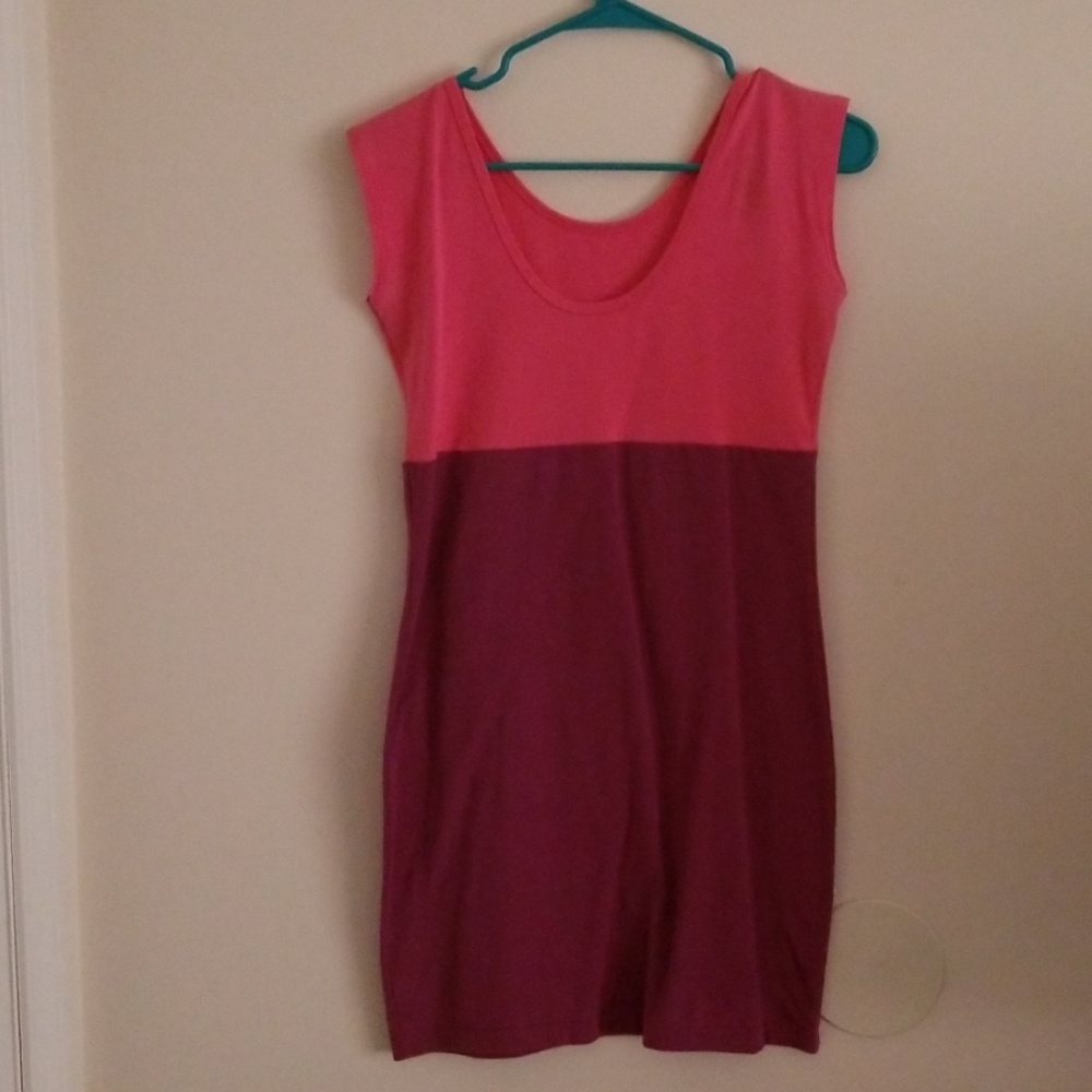American Apparel colorblock dress